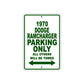 1970 Dodge Ramcharger Car Parking Only All Others Will Be Towed Sign Plate