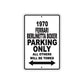 1970 Ferrari Berlinetta Boxer Car Parking Only All Others Will Be Towed Metal Sign 