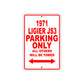1971 Ligier JS3 Car Parking Only All Others Will Be Towed Sign