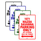 1971 Mazda Savanna Car Parking Only All Others Will Be Towed Signs