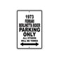 1973 Ferrari Berlinetta Boxer Car Parking Only All Others Will Be Towed Metal Sign 