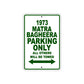 1973 Matra Bagheera Car Parking Only All Others Will Be Towed Sign Plate