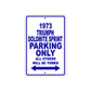 1973 Triumph Dolomite Sprint Car Parking Only All Others Will Be Towed Aluminum Sign Plate