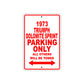 1973 Triumph Dolomite Sprint Car Parking Only All Others Will Be Towed Sign