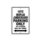 1975 Neoplan Jumbocruiser Parking Only All Others Will Be Towed Metal Sign 