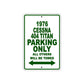1976 Cessna 404 Titan Parking Only All Others Will Be Towed Sign Plate