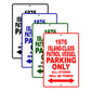 1976 Island-Class Patrol Vessel Parking Only All Others Will Be Towed Signs
