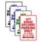 1977 Dodge Diplomat Car Parking Only All Others Will Be Towed Signs