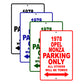 1978 Opel Monza Car Parking Only All Others Will Be Towed Signs
