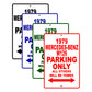 1979 Mercedes-Benz W126 Car Parking Only All Others Will Be Towed Signs