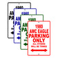 1980 AMC Eagle Car Parking Only All Others Will Be Towed Signs
