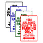 1980 Alfa Romeo Giulietta 116 Car Parking Only All Others Will Be Towed Signs