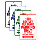 1980 Bentley Mulsanne Car Parking Only All Others Will Be Towed Signs