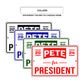 2024 Pete for president aluminum metal sign