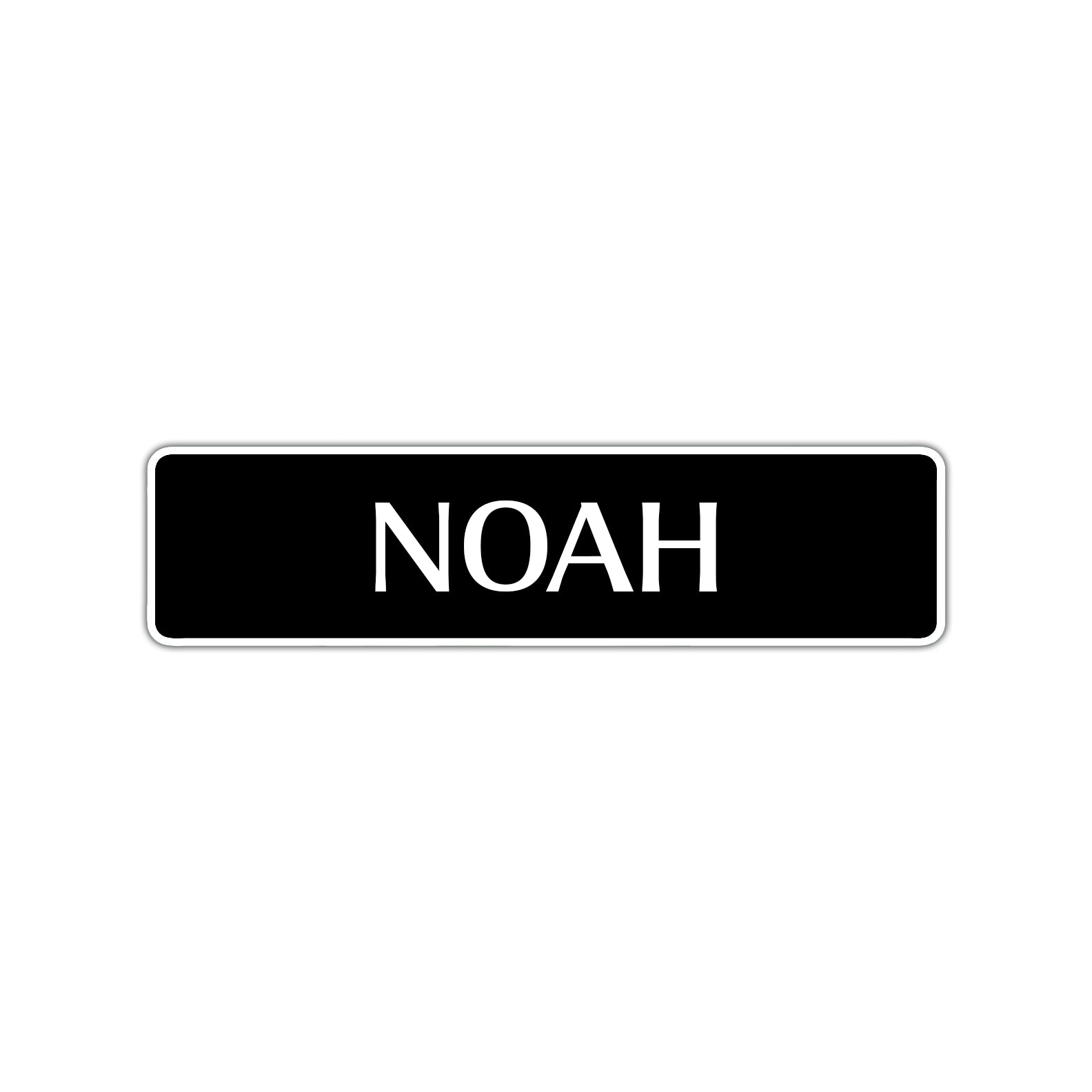 Noah Street Sign Children Name Room Plate