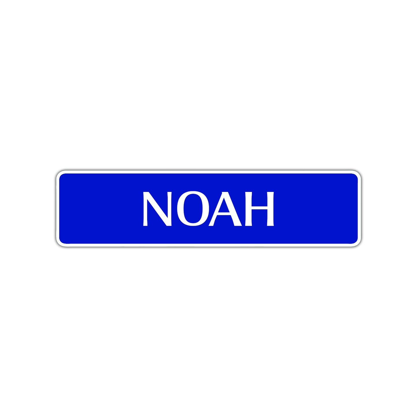 Noah Street Sign Children Name Room Plate