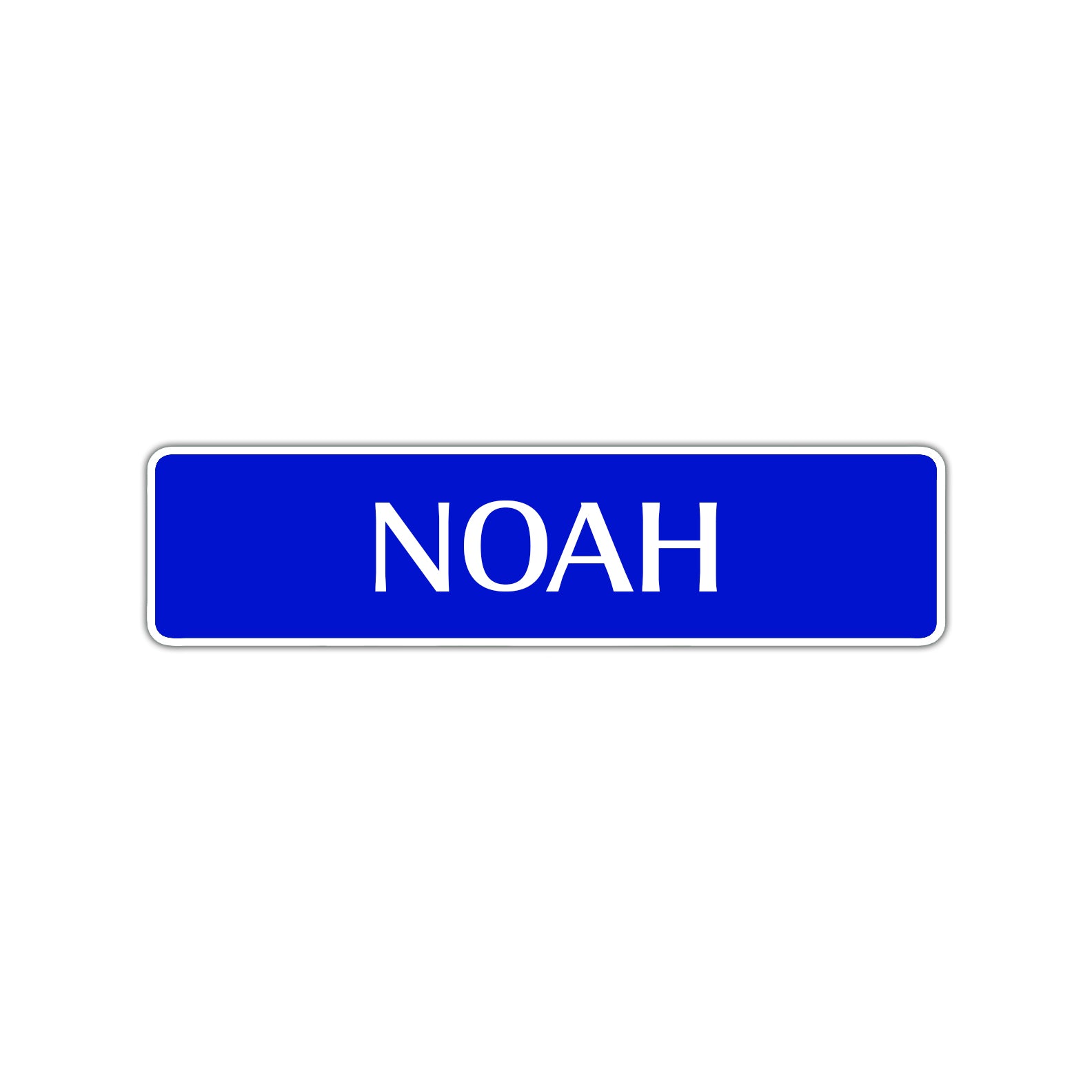 Noah Street Sign Children Name Room Plate