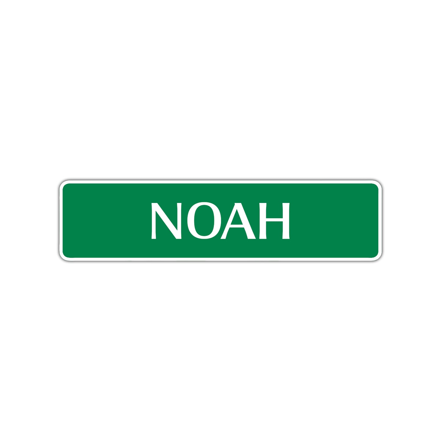 Noah Street Sign Children Name Room Plate