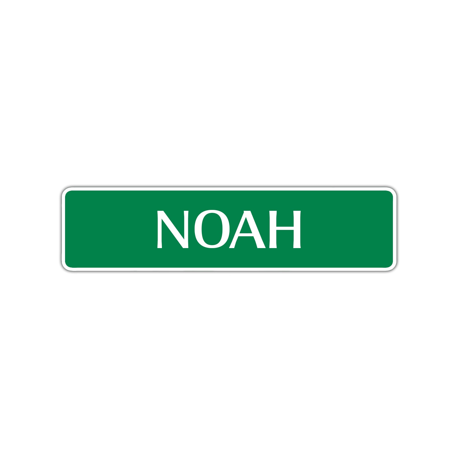 Noah Street Sign Children Name Room Plate