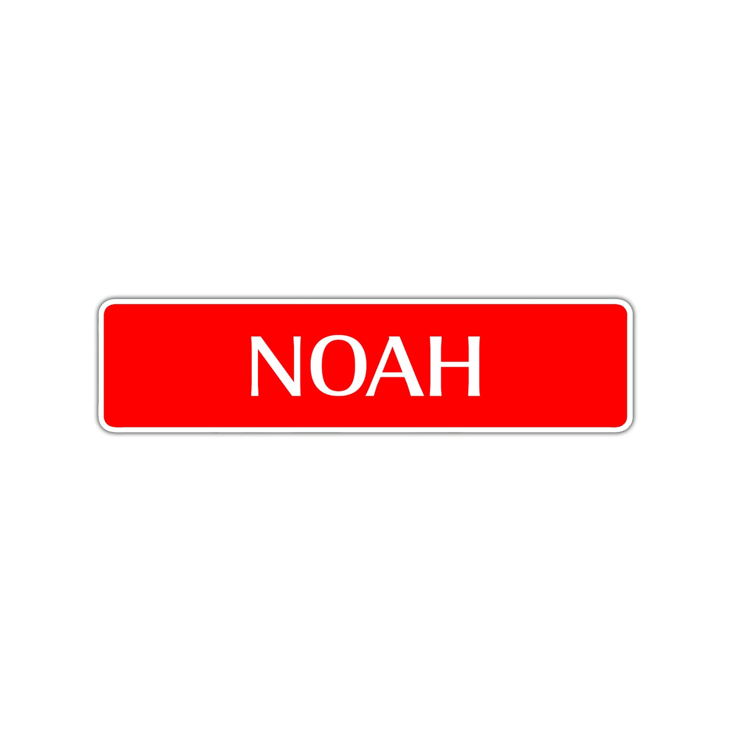 Noah Street Sign Children Name Room Plate