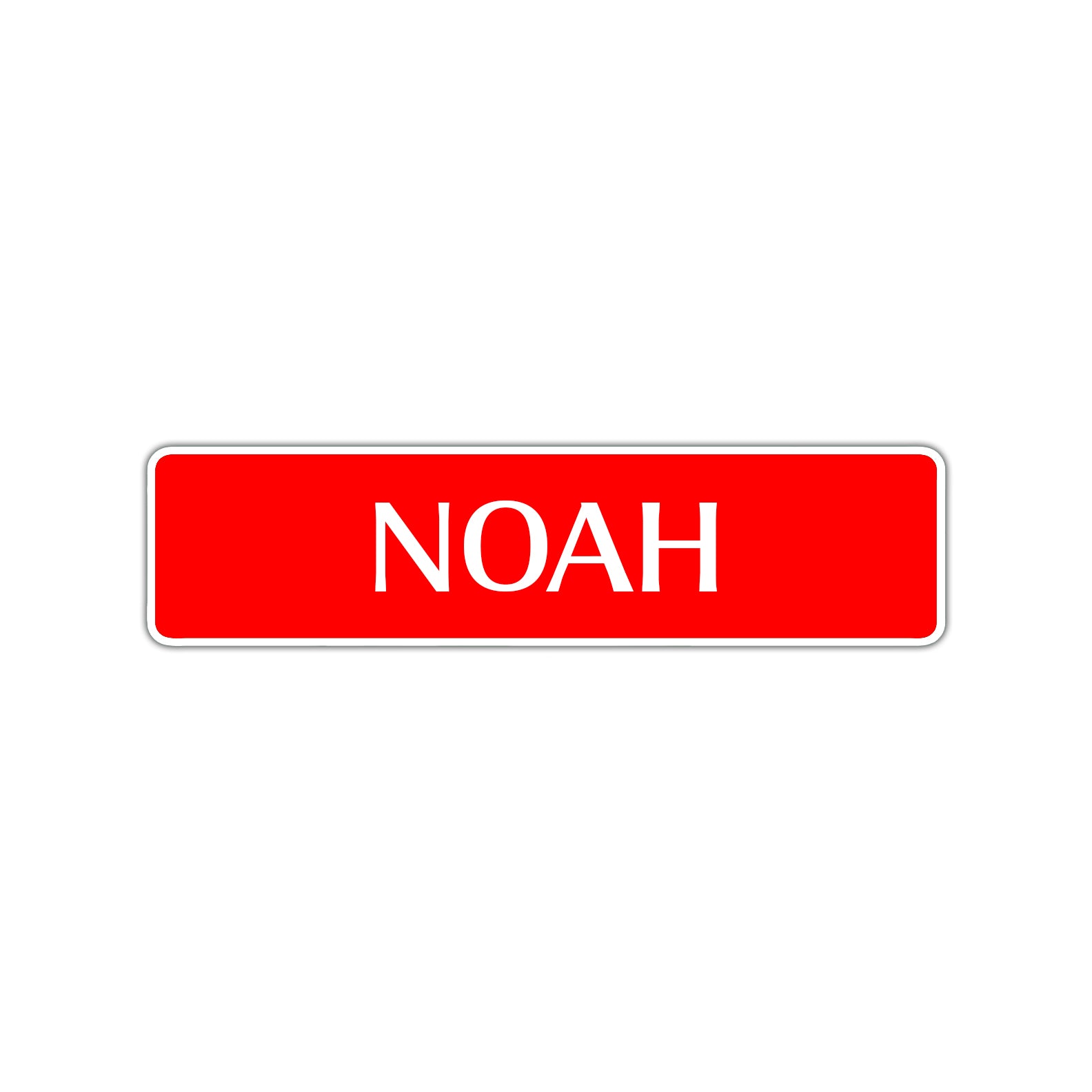 Noah Street Sign Children Name Room Plate