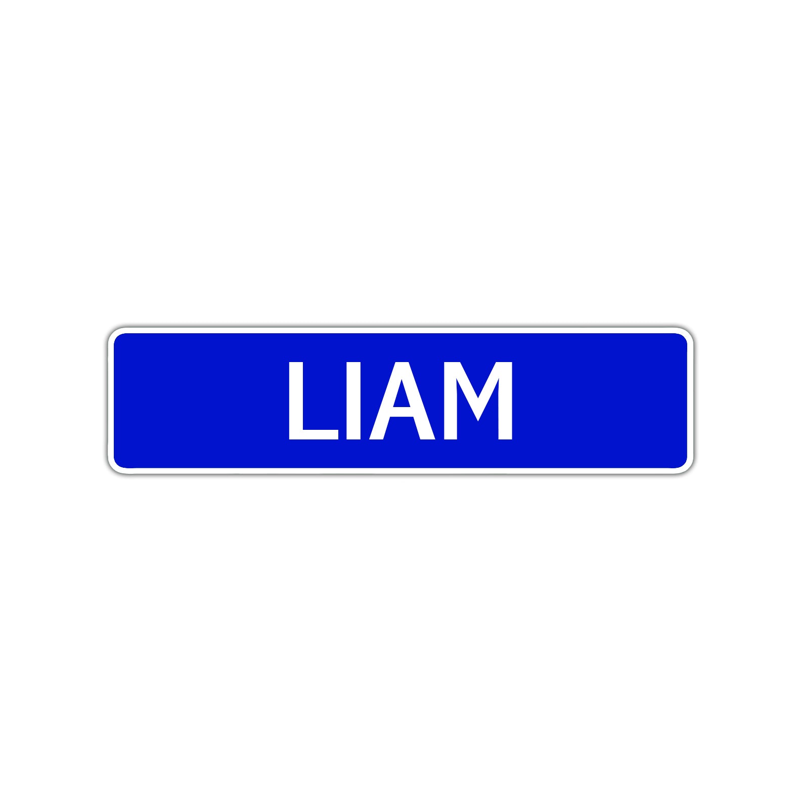 Liam Street Sign Children Name Room Plate
