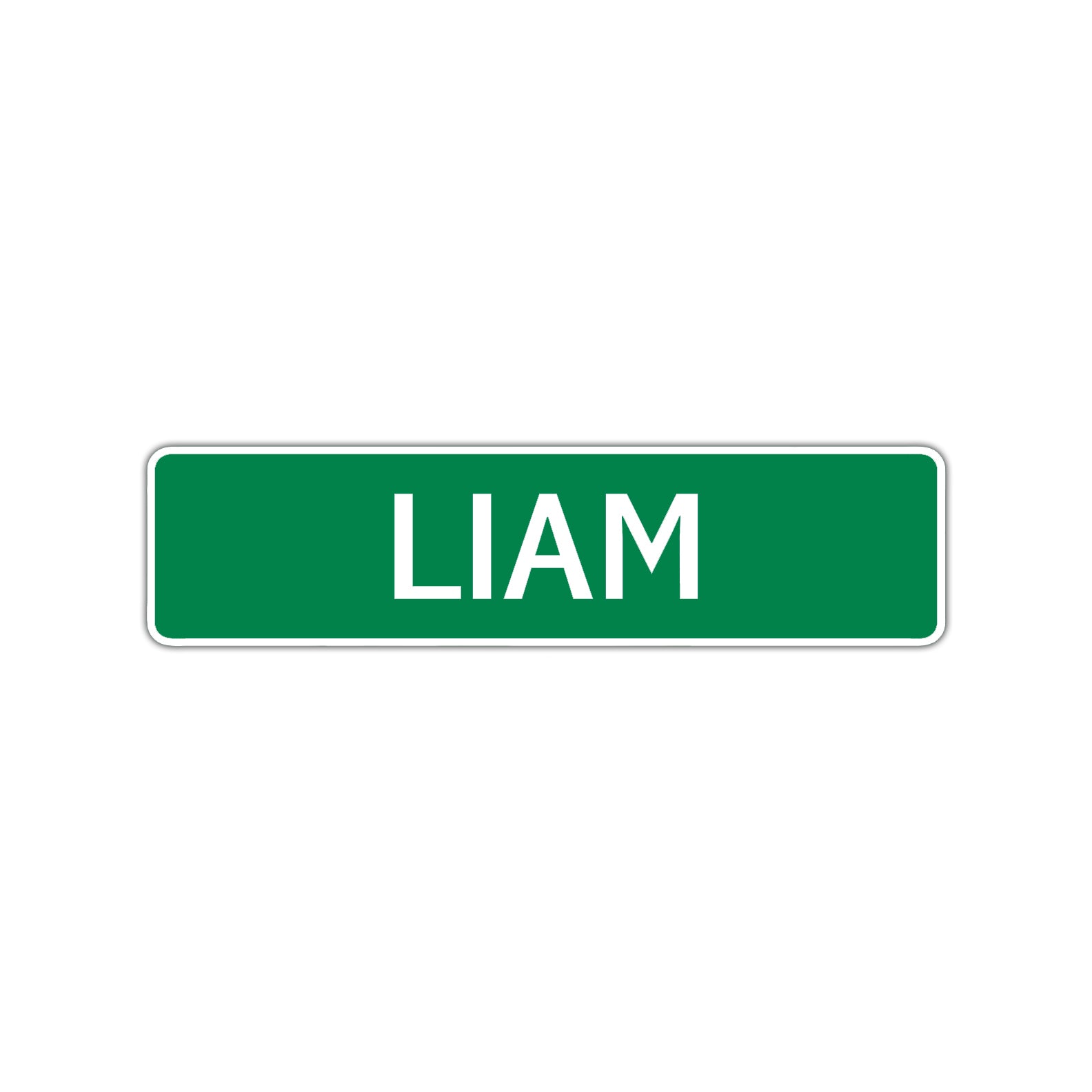 Liam Street Sign Children Name Room Plate