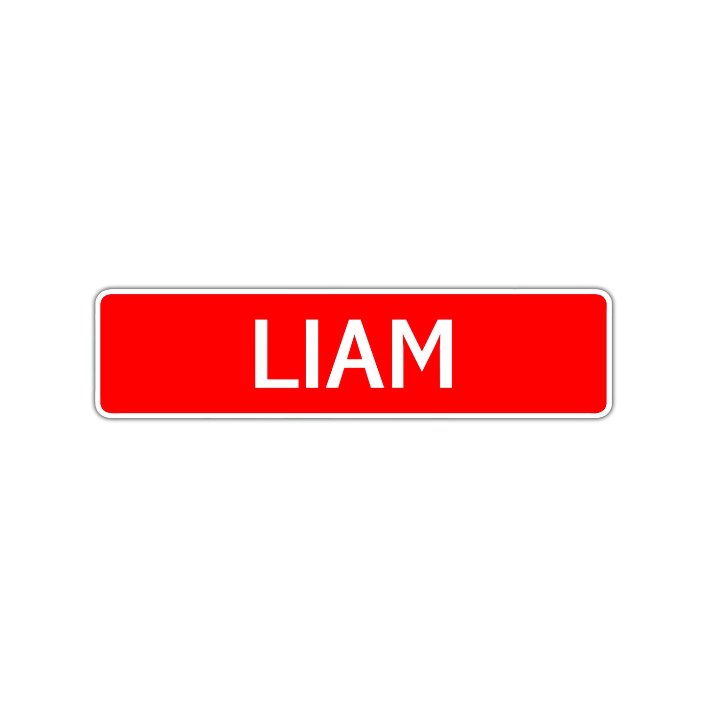 Liam Street Sign Children Name Room Plate
