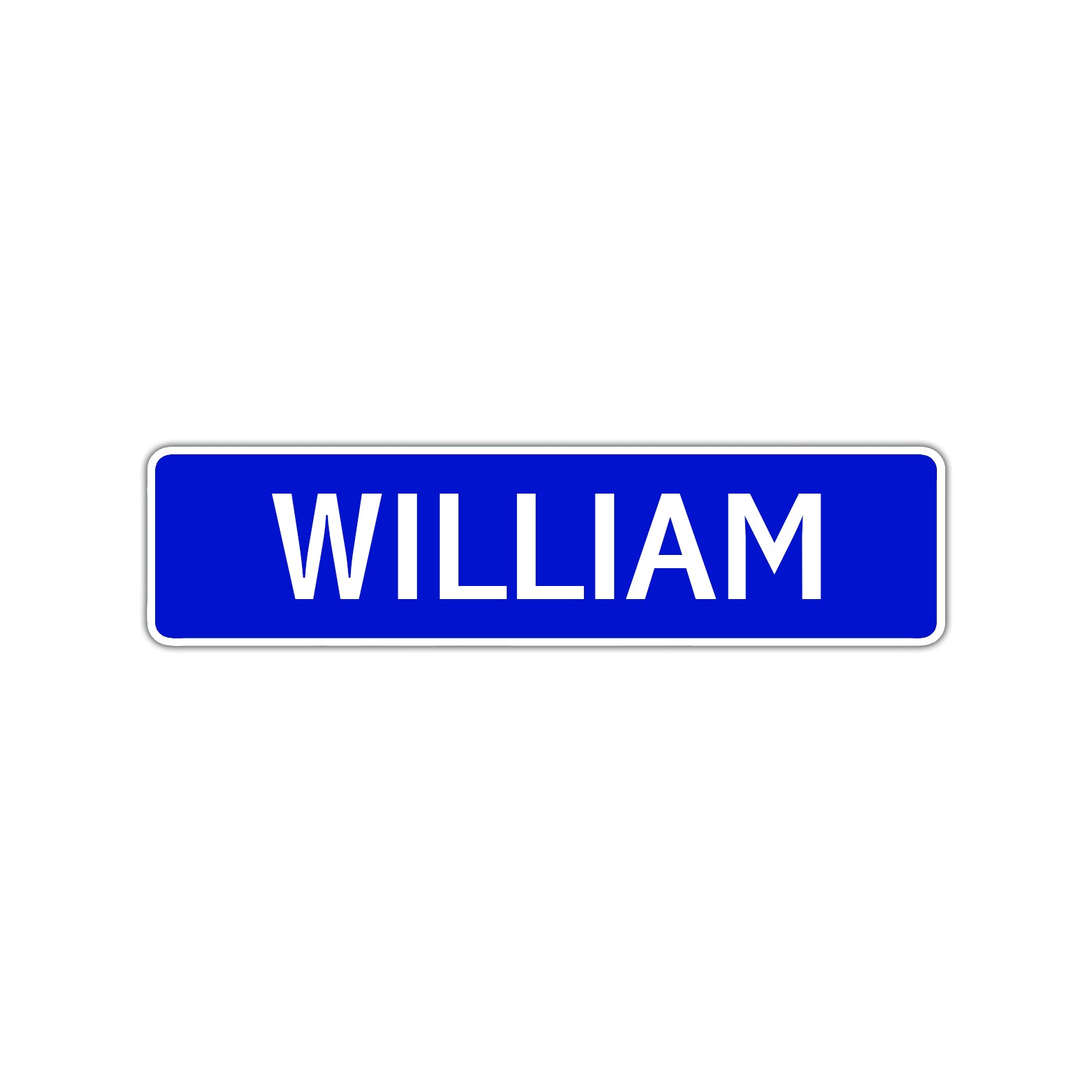 William Street Sign Children Name Room Plate