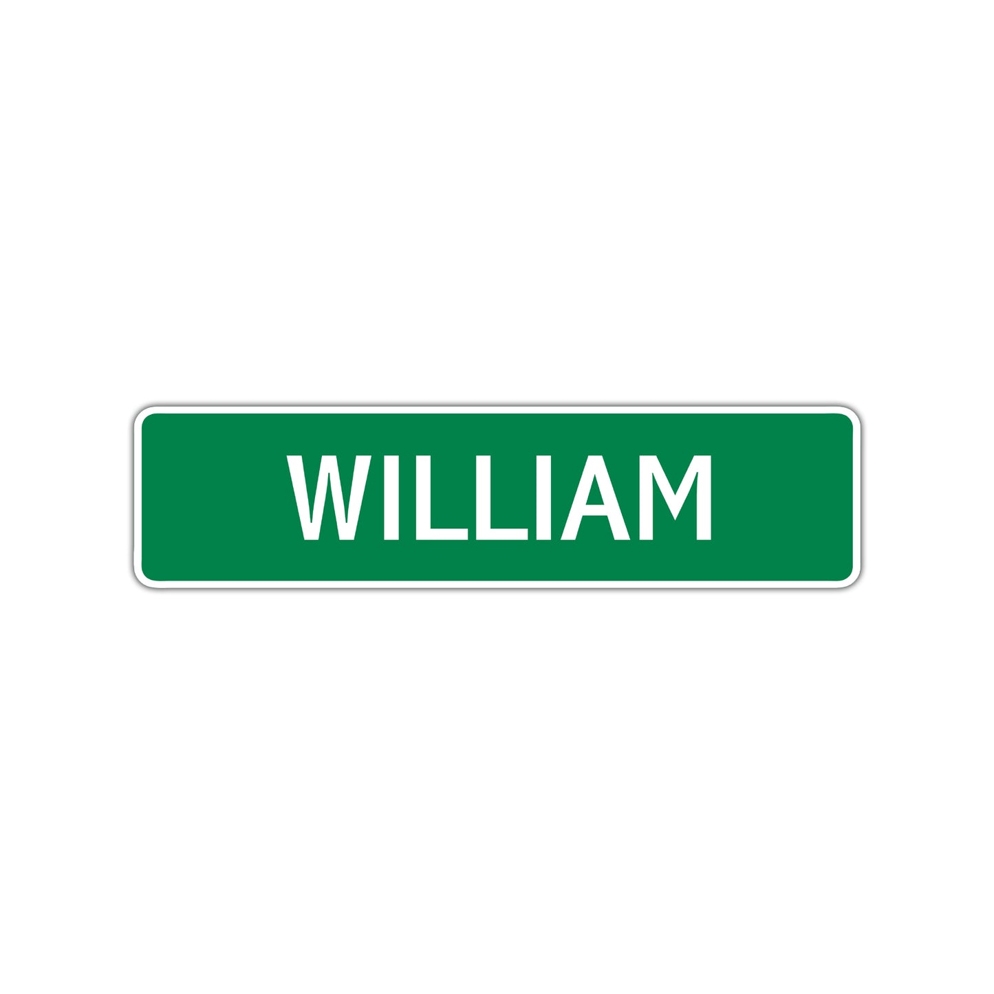 William Street Sign Children Name Room Plate