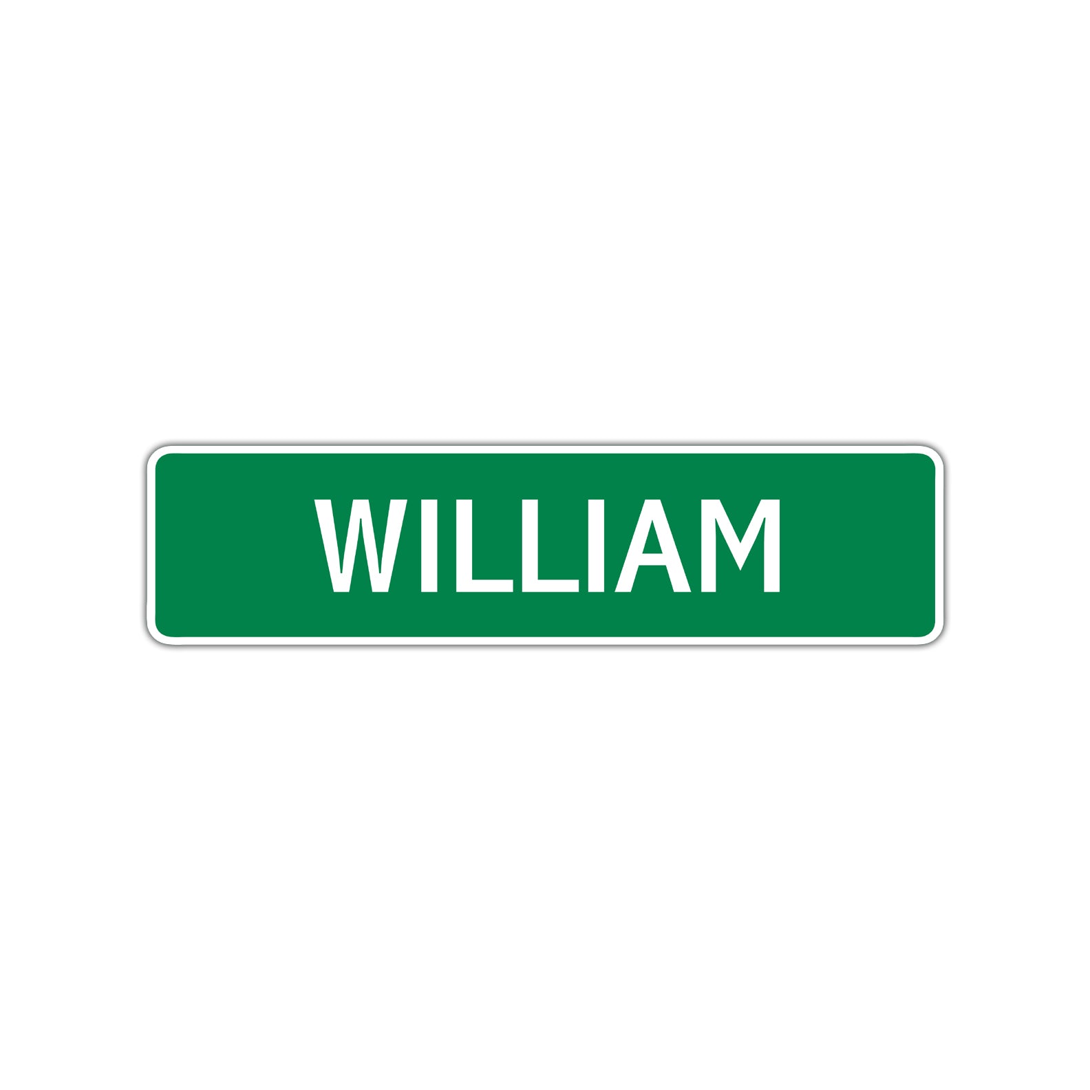 William Street Sign Children Name Room Plate