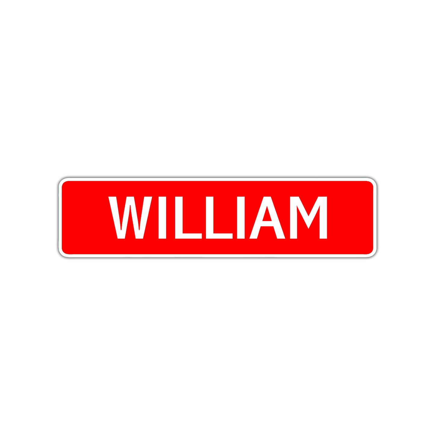 William Street Sign Children Name Room Plate