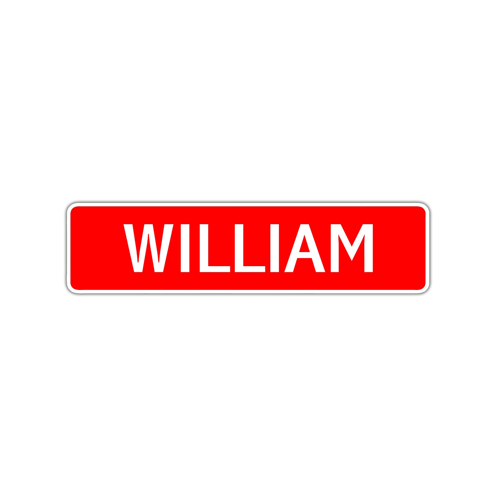 William Street Sign Children Name Room Plate