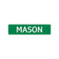Mason Street Sign Children Name Room Plate