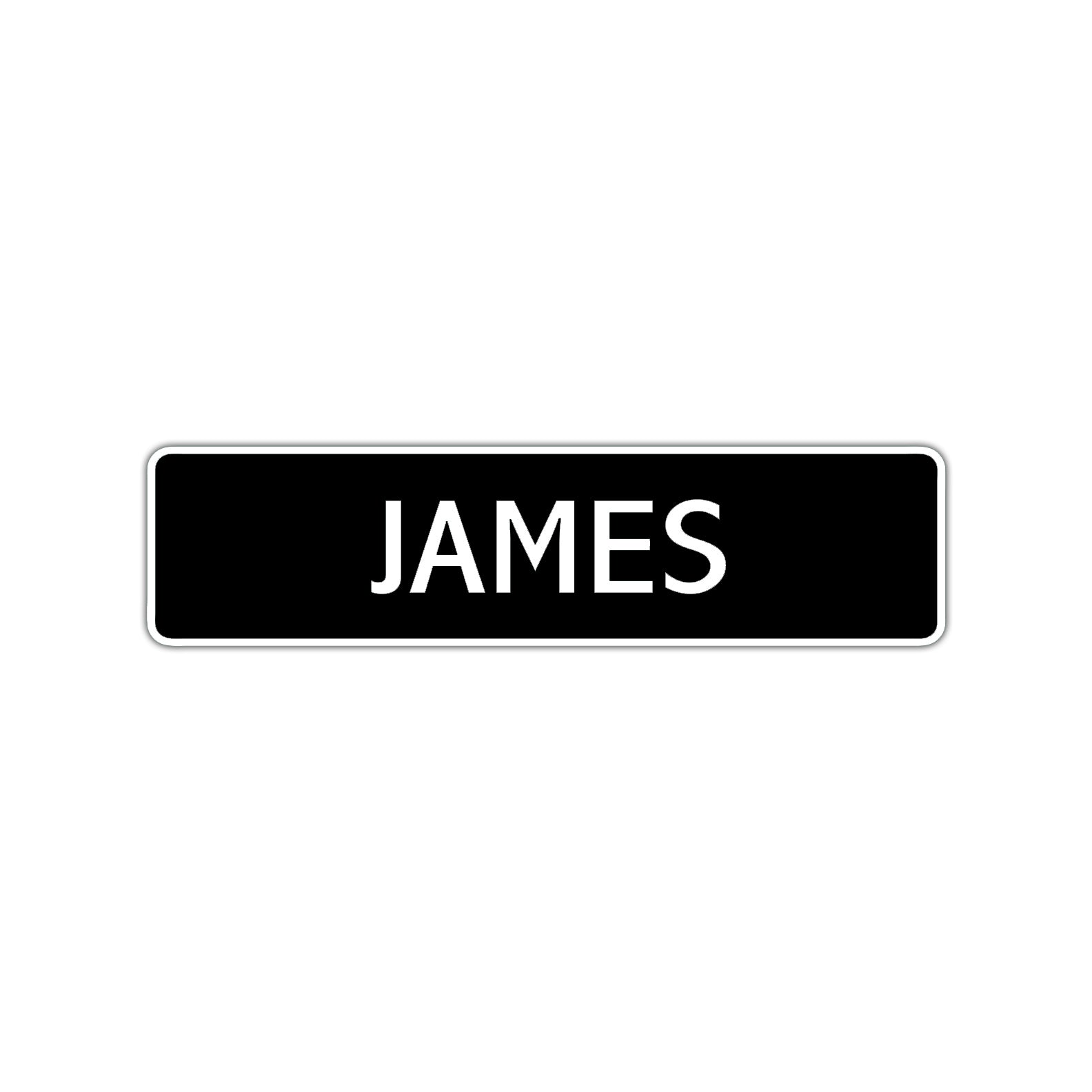 James Street Sign Children Name Room Plate
