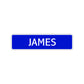 James Street Sign Children Name Room Plate