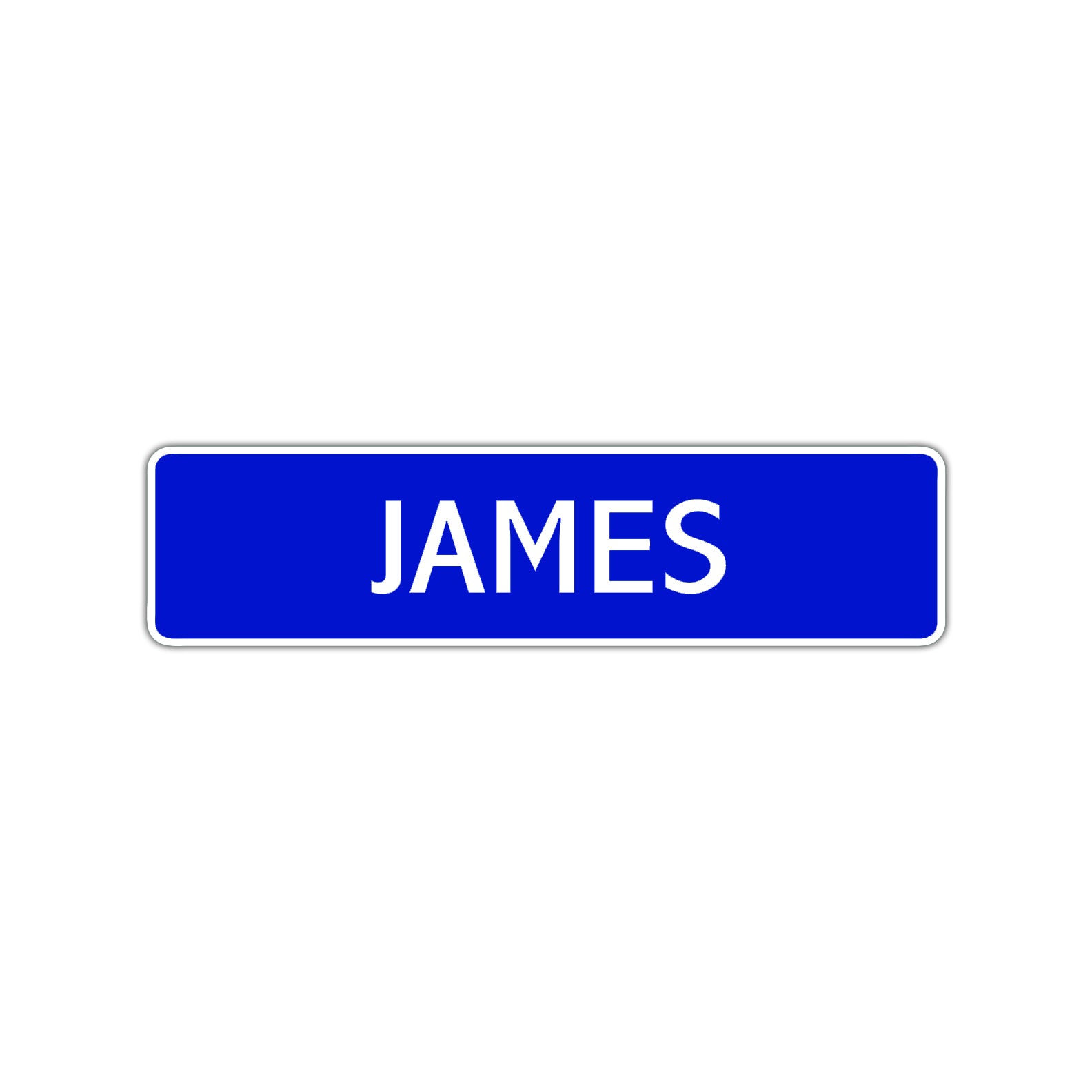 James Street Sign Children Name Room Plate