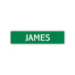 James Street Sign Children Name Room Plate