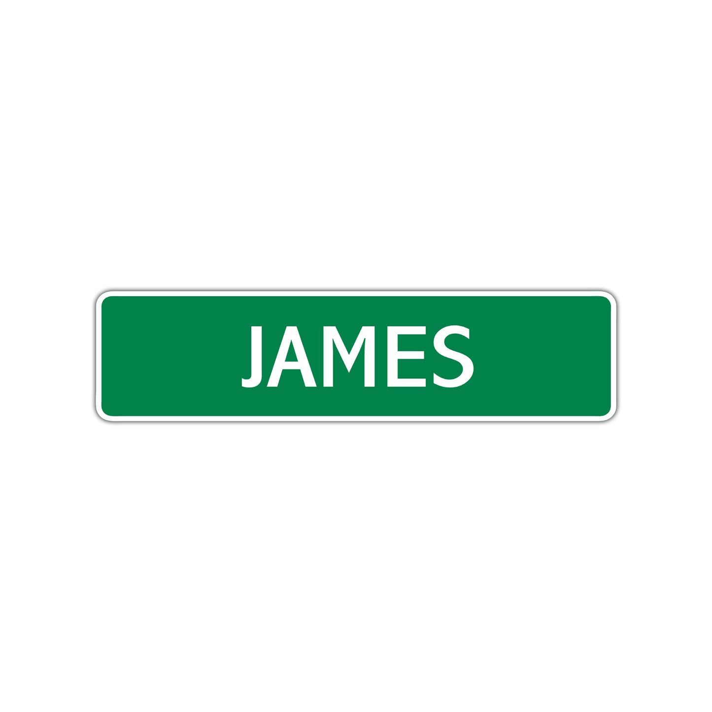 James Street Sign Children Name Room Plate