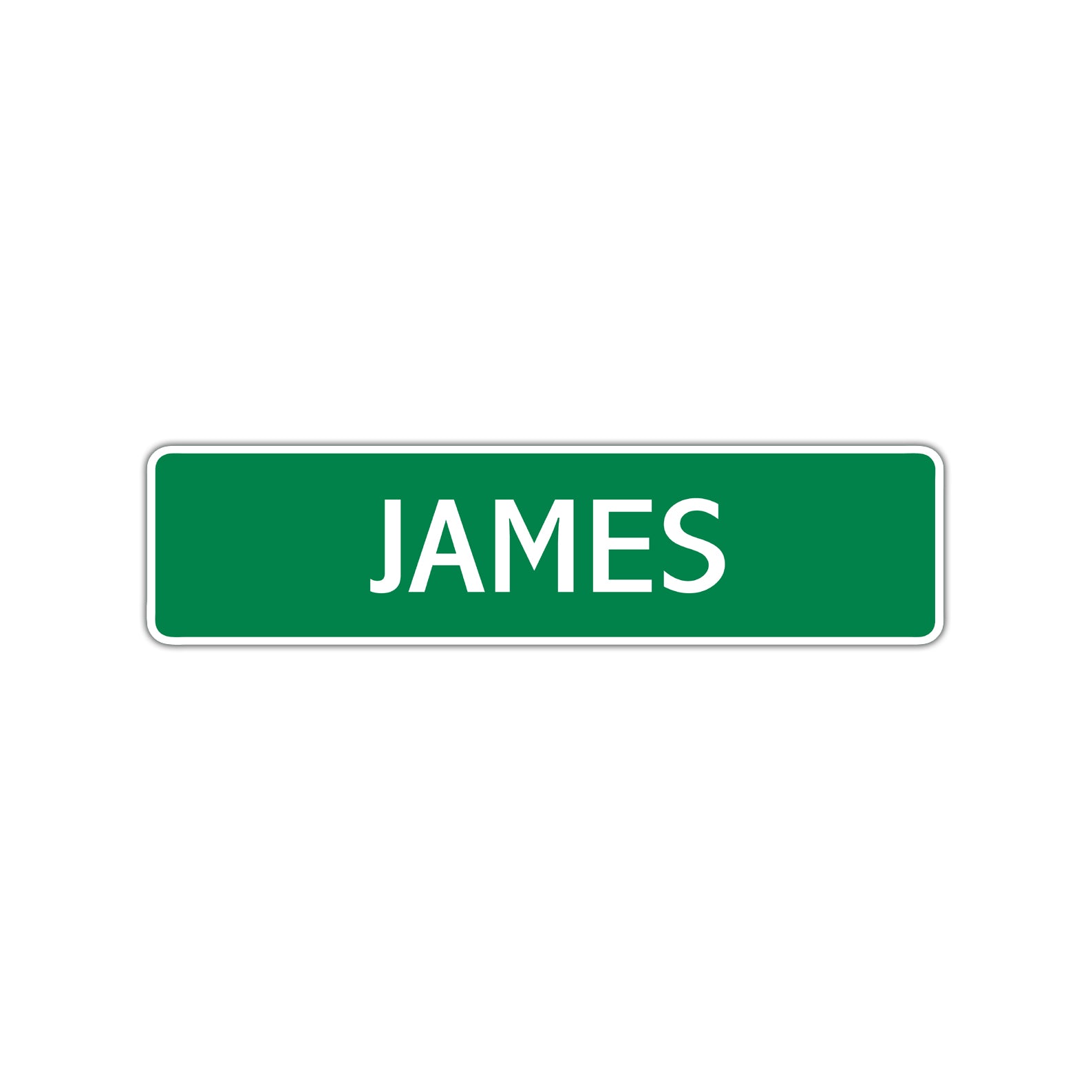 James Street Sign Children Name Room Plate