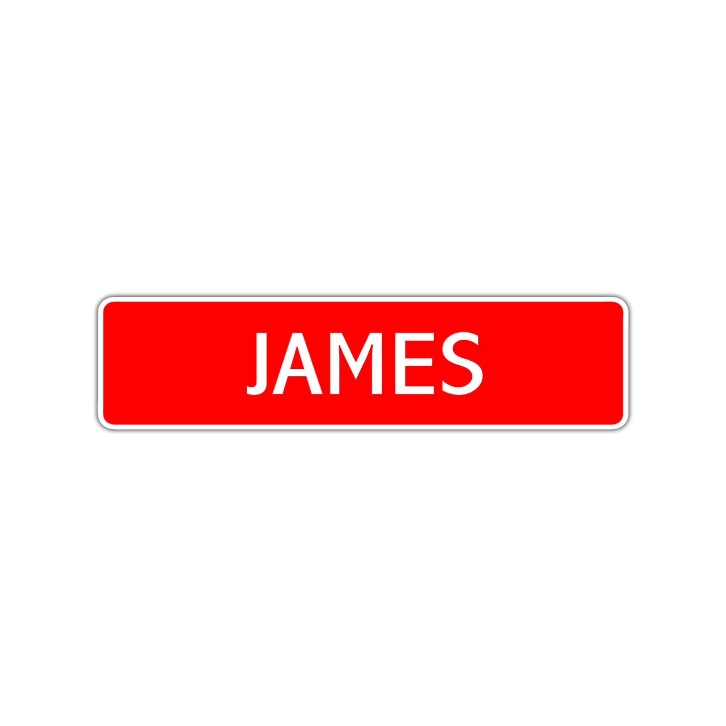 James Street Sign Children Name Room Plate