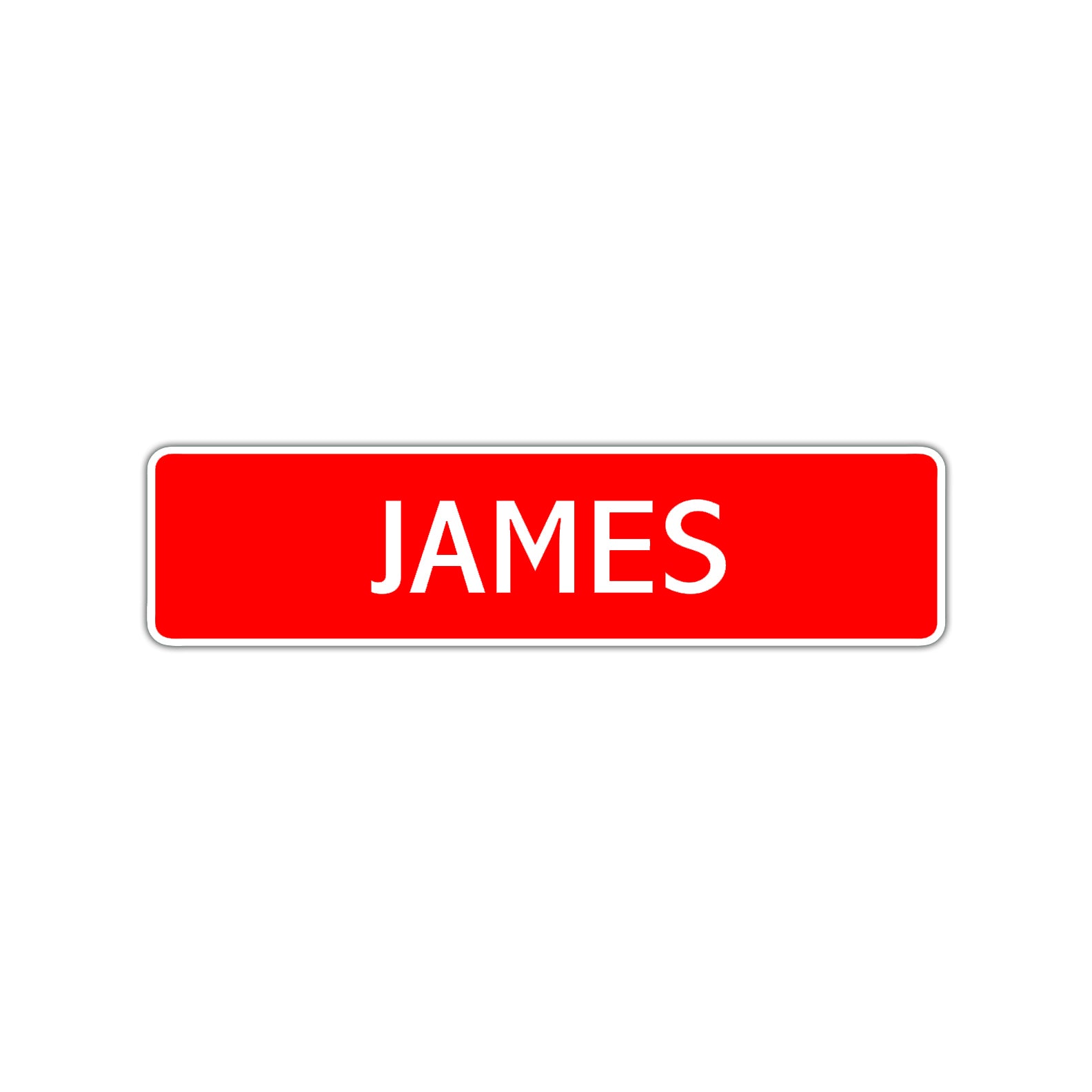 James Street Sign Children Name Room Plate