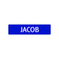 Jacob Street Sign Children Name Room Plate