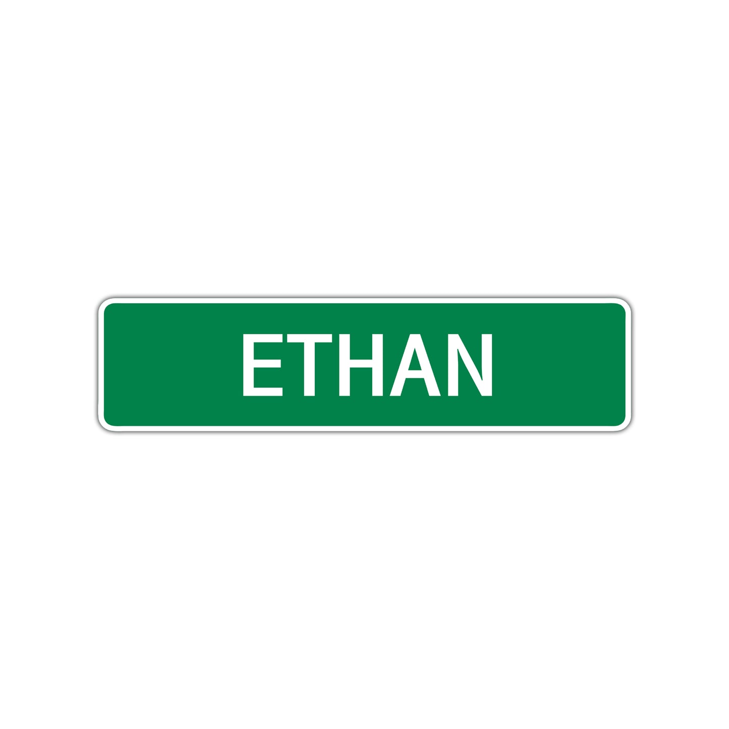 Ethan Street Sign Children Name Room Plate