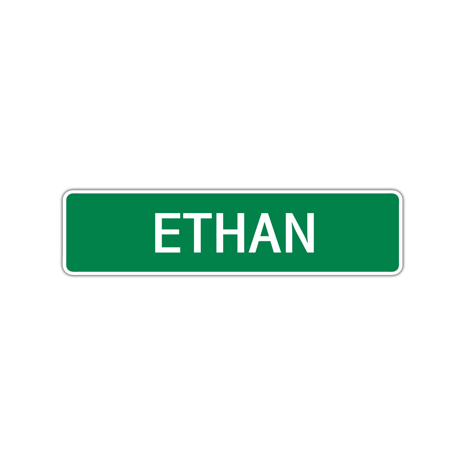 Ethan Street Sign Children Name Room Plate