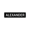 Alexander Street Sign Children Name Room Plate