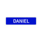 Daniel Street Sign Children Name Room Plate