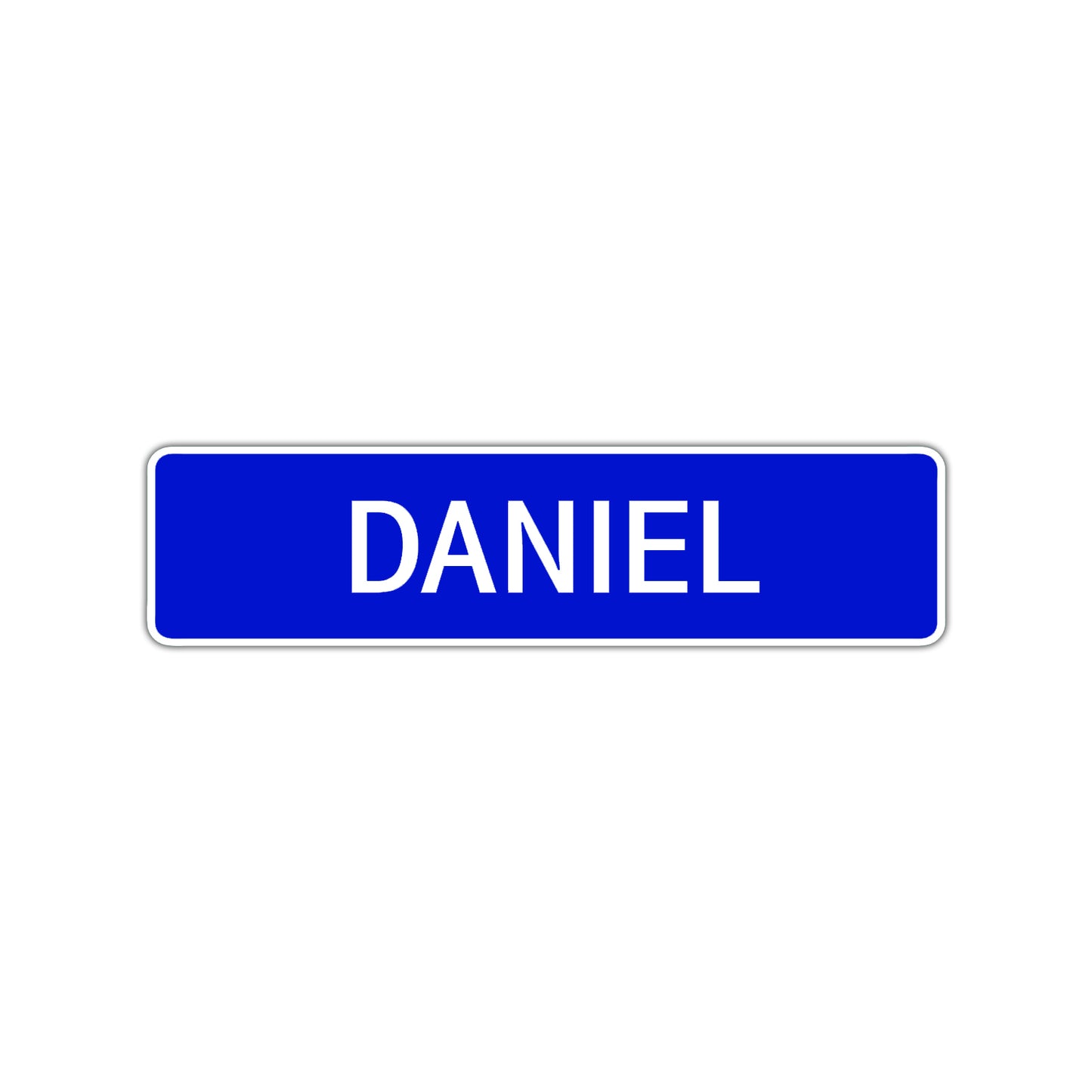 Daniel Street Sign Children Name Room Plate