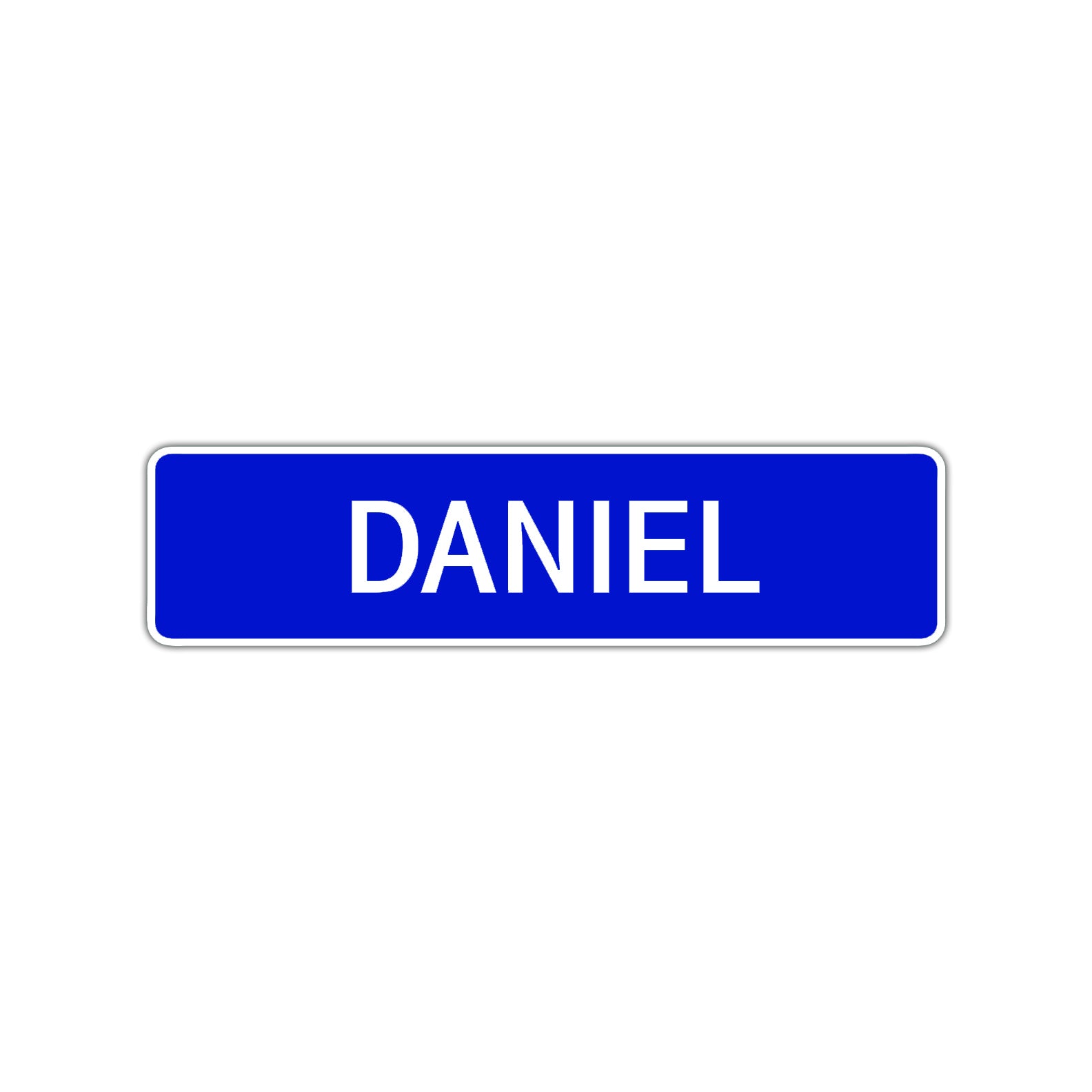 Daniel Street Sign Children Name Room Plate