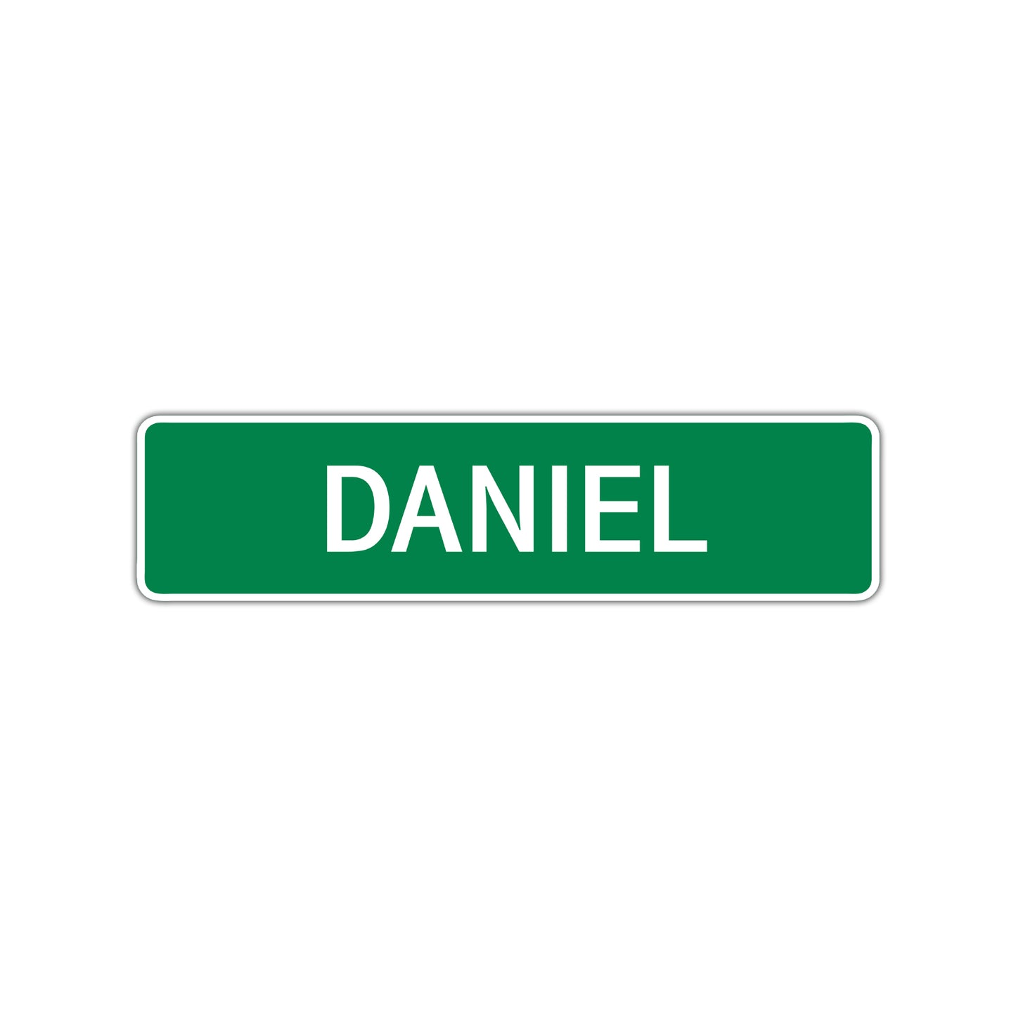 Daniel Street Sign Children Name Room Plate